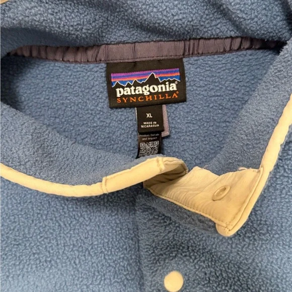 Patagonia Lightweight Synchilla Snap-T Fleece Pullover Men’s — Still Blue - Picture 4 of 7